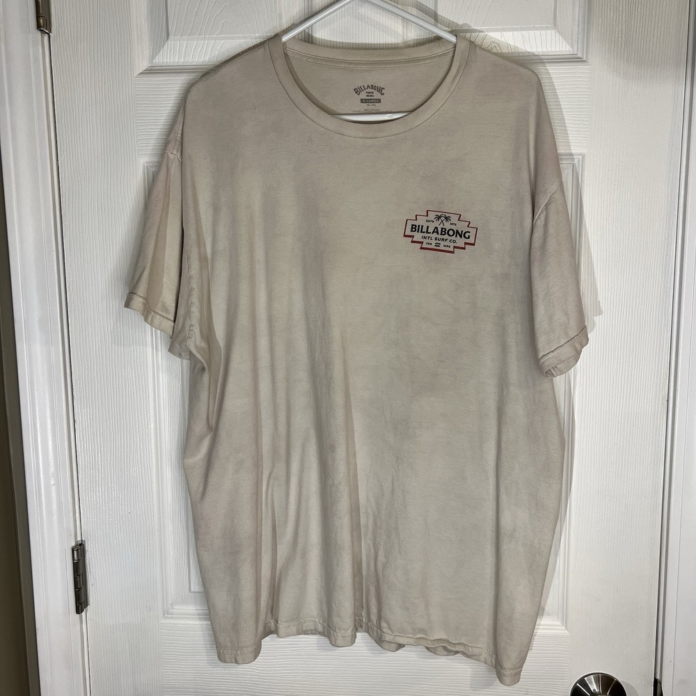 Vintage‎ 1995 Billabong Shirt XL Made In USA Surf Skate 90s Brown Single Stitch